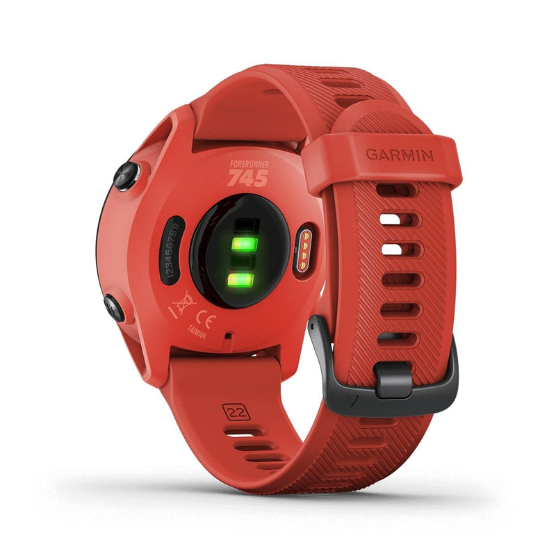 Garmin Forerunner 745 Advanced GPS Running/Triathlon Smartwatch- Red