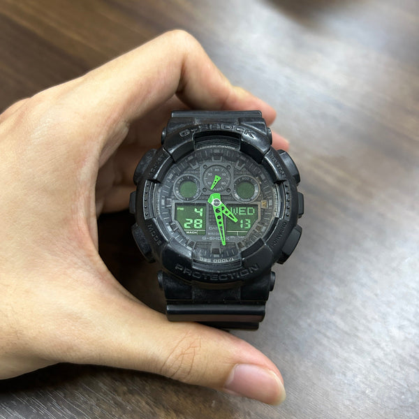 [Pre-Owned] Casio G-Shock GA-100C-1A3 Analog-Digital Men Watch