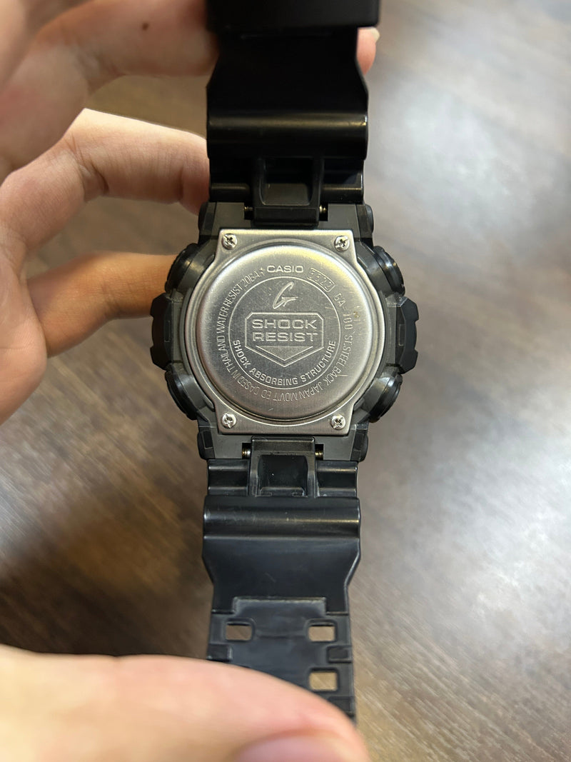 [Pre-Owned] Casio G-Shock GA-700-1B All Black Men Watch