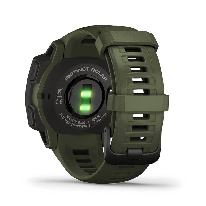 Garmin Instinct Solar - Tactical Edition High Endurance GPS Smartwatch- Moss