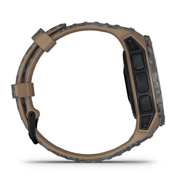 Garmin Instinct Tactical Edition - Rugged Outdoor GPS Smartwatch- Camo tan