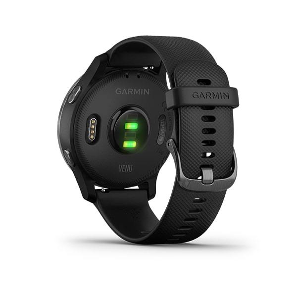 Garmin Venu Fashion Fitness Tracking Music GPS Smartwatch- Black