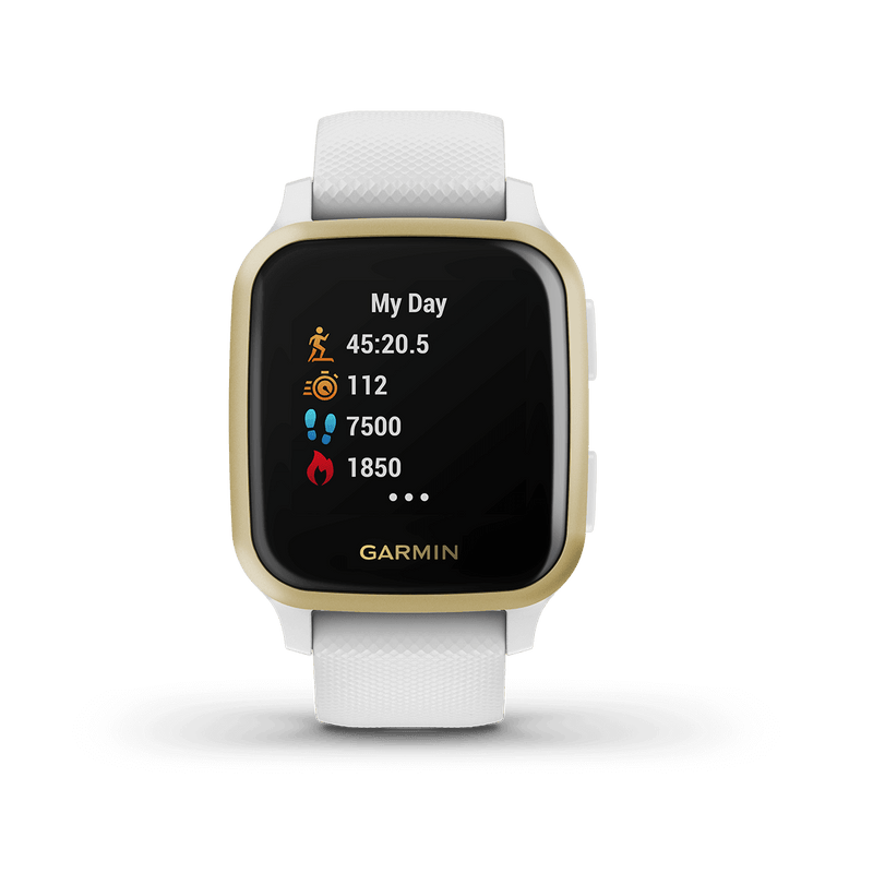 Garmin Venu SQ Stylish Activity Tracking GPS Smartwatch Malaysia- White Gold