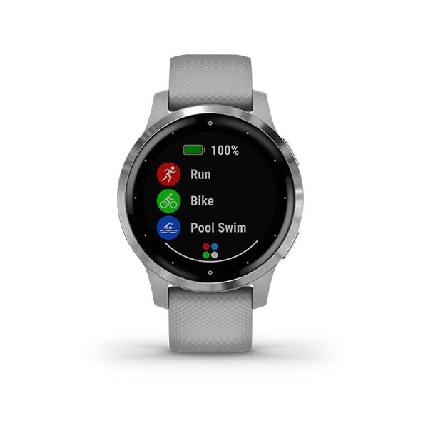 Garmin Vivoactive 4S Sport & Fitness Lifestyle Music GPS Smartwatch- Grey