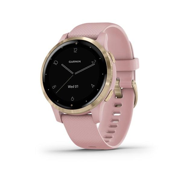 Garmin Vivoactive 4S Sport & Fitness Lifestyle Music GPS Smartwatch- Rosegold