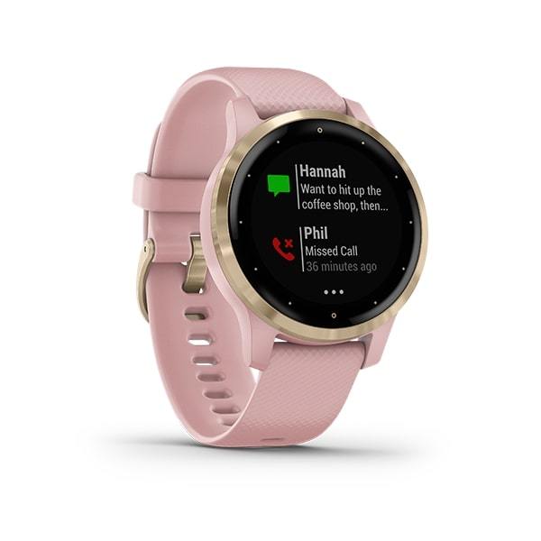 Garmin Vivoactive 4S Sport & Fitness Lifestyle Music GPS Smartwatch- Rosegold