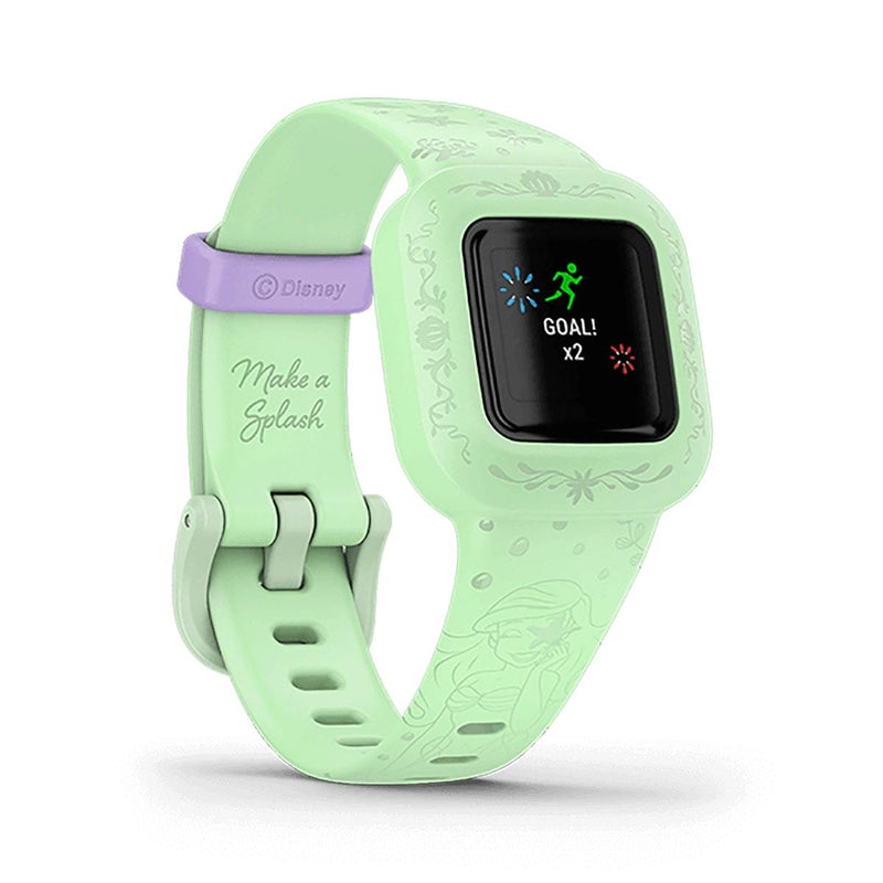 Garmin Vivofit Jr.3 Disney Princess/ Little Mermaid Kids Smartwatch- Green