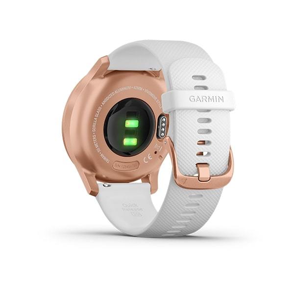 Garmin Vivomove Style Sapphire Crystal Activity Tracking Smartwatch- White rose